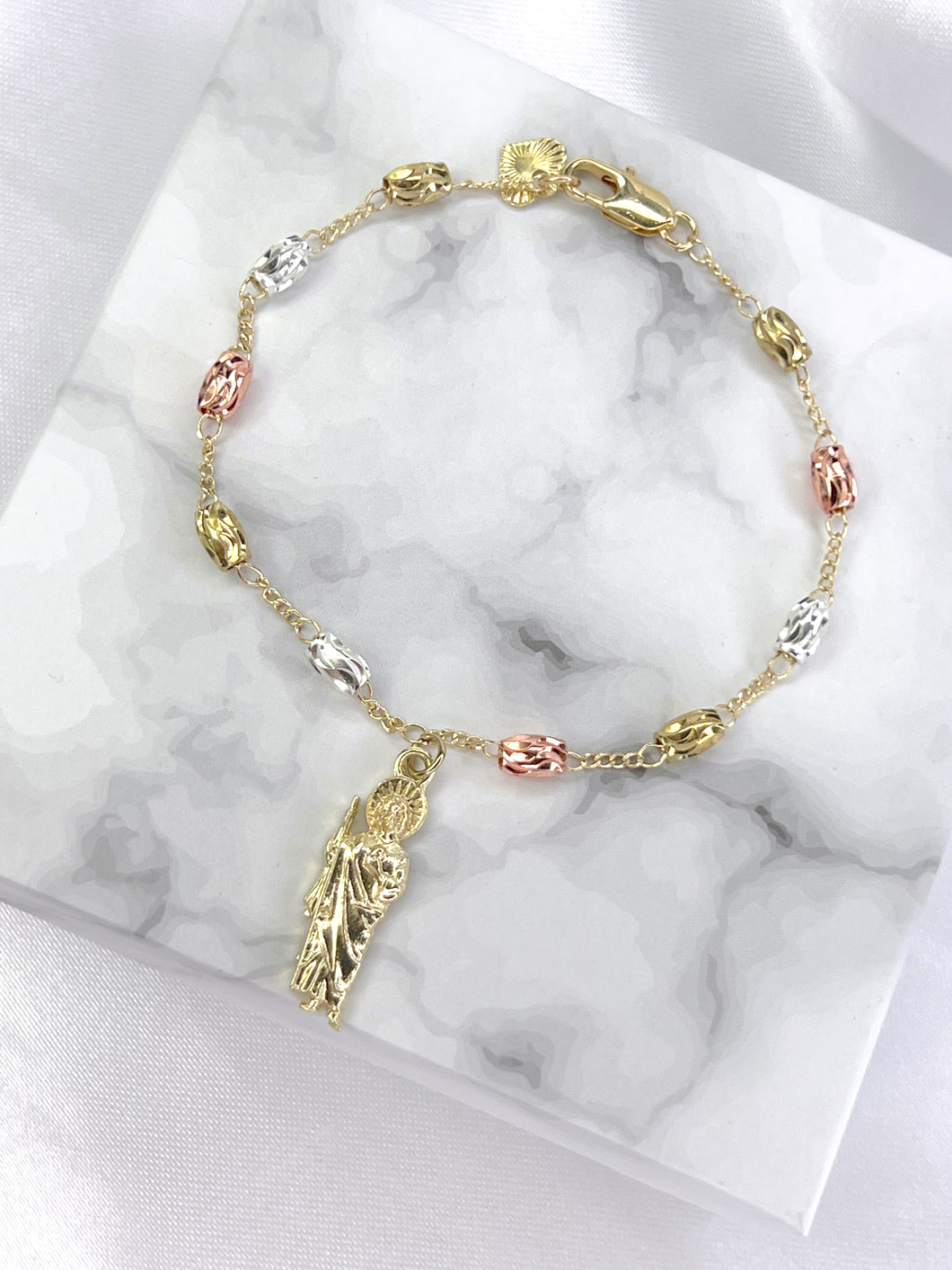 San Juditas Rosario Bracelet